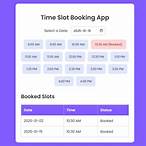 vaccine slot booking time